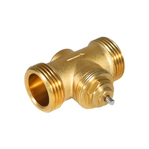 Заводская цена на латунный двухходовой гидравлический регулирующий клапан для фанкойлов DN20 DN25 с приводом, OEM - Product Image 4