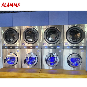 Lavadora y Secadora Comercial de Autoservicio a Precio de Fábrica, Operada con Monedas/Qr/<span class=keywords><strong>Tarjeta</strong></span>, de Doble Capacidad - Product Image 6