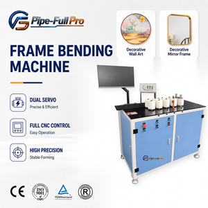 เครื่องดัดมุมโครงอะลูมิเนียมแบบสองทิศทาง CNC เซอร์โว สำหรับกระจก รูปภาพ งานตกแต่งผนัง กรอบรูป ดัดโปรไฟล์ - Product Image 1