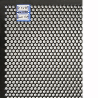 Tôle perforée en acier inoxydable de 0,5 mm et 3 mm avec services de soudage et de pliage