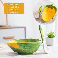 Bol créatif en céramique en forme de fruits et légumes bol à salade dessin animé mignon beau bol à dessert maison hôtel fête couverts décoratifs