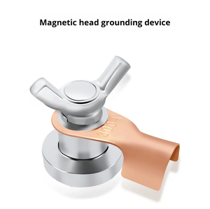 Ensemble de supports de soudage magnétiques en cuivre, pince de mise à la terre pour tête de soudage, outil de soutien de soudage réglable, accessoires - Product Image 3