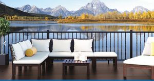 Ngoại thất <span class=keywords><strong>WPC</strong></span> boong nhà máy chất lượng cao Gỗ nhựa composite <span class=keywords><strong>decking</strong></span> Hollow hạt gỗ <span class=keywords><strong>WPC</strong></span> sàn ngoài trời - Product Image 6