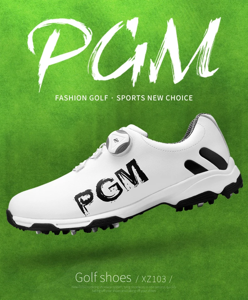 PGM  XZ103 Microfiber Wholesale men's golf shoes