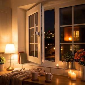 Fabricant chinois Portes et fenêtres en <span class=keywords><strong>PVC</strong></span> résistant aux intempéries et économes en énergie personnalisées Fenêtre à battant en <span class=keywords><strong>PVC</strong></span> à <span class=keywords><strong>double</strong></span> <span class=keywords><strong>vitrage</strong></span> - Product Image 5