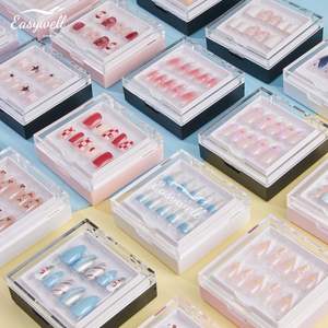 Vente à Chaud d'Ongles Artificiels Easywell Vente en Gros de Boîtes de Faux Ongles Personnalisées de Marque Privée Fournisseur de Produits de Beauté des Ongles - Product Image 1