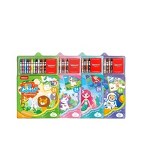 KEYBABY Jouets de dessin éducatifs les plus vendus Animal Licorne Mer Espace Thème Numéro Impression Coloriage Livres Crayons Ensemble Enfants