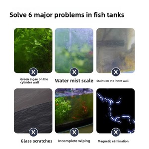 Yee Eco-Friendly Mini Strong Magnet Brush Scraper Herramienta de limpieza de acuario eficiente para limpiador de vidrio y eliminación de algas - Product Image 4
