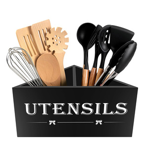 Organizador de Cocina Multifuncional con Compartimentos, Tipo Vertical, Color Negro - Product Image 2