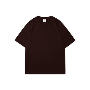 Camisetas de punto de algodón 100% de alta calidad 230GSM logotipo personalizado de gran tamaño transpirable ecológico para hombres - Product Image 5