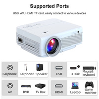 ODM OEM WIFI Draadloze Mini Draagbare Mobiele 1080P Projector Smart Videoprojector 220 Lumen TV Film Draagbare Android Projector