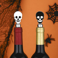 Bouchon de bouteille de vin en métal en forme de main de squelette, accessoire de bar gothique pour club, bar, étagère, décoration de cuisine, cadeau d'Halloween