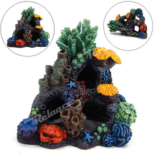 Colorful Simulation Resin Coral Reef Decoration, Realistic Artificial Coral Ornament for <strong>Small</strong> <strong>Fish</strong> <strong>Tank</strong> - Product Image 6
