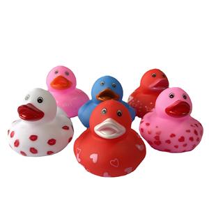 Patrón personalizable <span class=keywords><strong>Patito</strong></span> Baño Juego de agua Juguete <span class=keywords><strong>Serie</strong></span> Squishy para el día de San Valentín Hecho de plástico duradero - Product Image 5