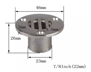 Drain <span class=keywords><strong>de</strong></span> pont <span class=keywords><strong>de</strong></span> bateau en acier inoxydable 316, drain <span class=keywords><strong>de</strong></span> sol <span class=keywords><strong>de</strong></span> yacht <span class=keywords><strong>de</strong></span> qualité marine, égouttoir <span class=keywords><strong>de</strong></span> cockpit pour accessoires <span class=keywords><strong>de</strong></span> quincaillerie <span class=keywords><strong>de</strong></span> plomberie navale - Product Image 3