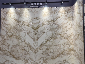 Goldtop Polished East Calacatta Gold <b>Marble</b> Slab 18mm Thick Modern Design for Villa Waterproof Walls Floor Tiles - Product Image 3