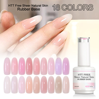 Caixuan Hema Free Tpo Free Sheer Natural Skin Cover Rubber Base Nude Color Base OEM Private Label Hard Base Gel Free Samples