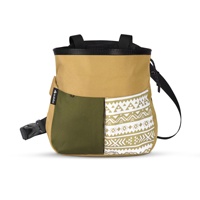 Sac à magnésium d'escalade SUBITO, ouverture large de 18 cm, distribution à une main, double compartiment pour brosses, capacité 1,5x plus importante