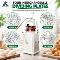 Machine à presser et à former des boules de pâte pour pains à burger et pita, modèle JCEN Pizza Commercial, avec plateau de 30 pièces de 10g