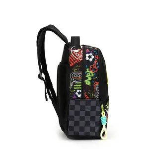 Wholesale New Printed PU Backpack With Custom Logo Large Capacity Waterproof Designer Backpack Baseball Bags