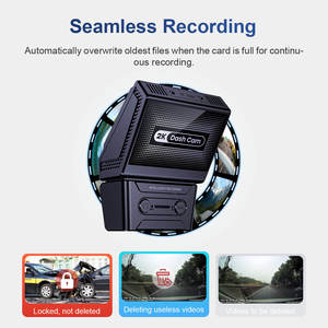 Cámaras de Coche 2K con Doble Lente, Grabador de Vídeo, GPS, Monitoreo de Estacionamiento, Grabación Remota en Vivo, Accesorios para Vehículos, Grabador Frontal 4G - Product Image 5