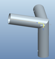 Connecteur d'angle à trois voies en acier galvanisé pour toit haut, raccords de capot pour tuyau de 1-3/8 po
