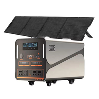 Centrale Électrique Portable LiFePO4 1300W 3500W, Générateur Solaire MPPT, Onduleur à Onde Sinusoïdale Pure, Batterie d'Urgence pour Maison et Extérieur
