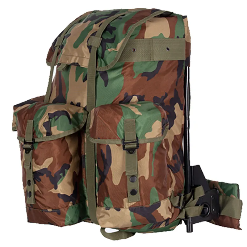 Grands sacs à dos tactiques moyens en aluminium de la jungle Us Mochila à bas quantité minimale de commande étanches personnalisés Packs Alice avec cadre en métal