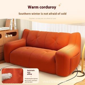 Ghế <span class=keywords><strong>sofa</strong></span> văng một chỗ ngồi, kiểu dáng châu Âu hiện đại, chất liệu vải màu kem, có chức năng ngả lưng, phù hợp với phòng khách, phòng ngủ của căn hộ nhỏ. - Product Image 3