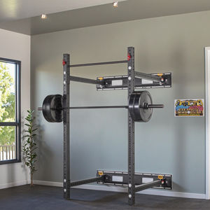 Power <span class=keywords><strong>Rack</strong></span> Pieghevole in Metallo con Logo Personalizzato Montato a Parete per Uso Commerciale Modello CF Gabbia per <span class=keywords><strong>Squat</strong></span> Attrezzatura da Palestra per Allenamento Fitness - Product Image 2