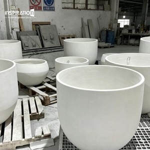 Jardinera Larga Texturizada de Terrazo GFRC, Resistente y Duradera, con Ranuras, Ideal <span class=keywords><strong>para</strong></span> Campos de Golf, Áreas de Recreo y Decoración de Paisajes - Product Image 2