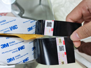 LL102 Venta al por mayor Adhesivo de <span class=keywords><strong>doble</strong></span> <span class=keywords><strong>cara</strong></span> resistente a altas temperaturas con respaldo <span class=keywords><strong>3M</strong></span> Velcroes con respaldo adhesivo blanco y negro - Product Image 4