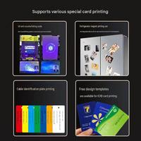 双面PVC身份证打印机300DPI塑料卡打印机，用于打印驾驶执照和健康卡