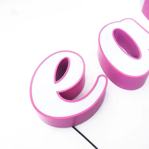 DS al aire libre LED iluminado logotipo abierto teléfono celular tienda nombres signo programable LED signo - Product Image 4