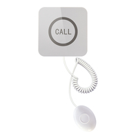 Système d'appel sans fil Bouton d'appel tactile blanc Système d'appel de service de serveur pour Restaurant Cafe Shop Hookah Clinic Hospital