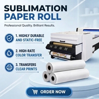Papier de sublimation 29 g/m² en rouleau jumbo