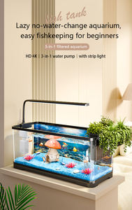 Visaquariumfilter en zuurstofapparaat alles-in-één machine 2025 nieuw model kleine woonkamer landschapsarchitectuur lui zuurstoffilter aquarium - Product Image 2