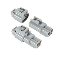 Arnés de cableado automotriz Enchufe de ventilador electrónico de 2 orificios Conector macho y hembra impermeable 176143/6/176146/