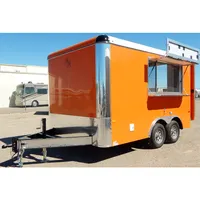 Mini quioscos de comida rápida para restaurante, carro de comida, furgoneta expendedora, remolque de comida móvil en venta