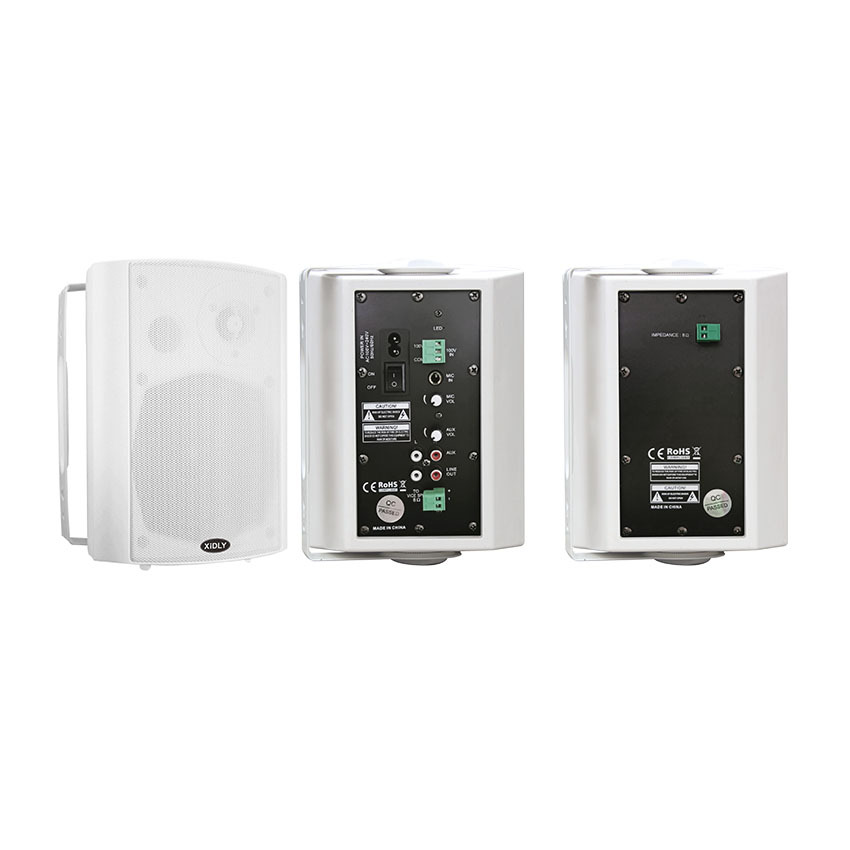 Wireless Bluetooth Active Wall Mount Ceiling Speaker 2 Way Multi Zone For Commercial PA System Restaurant Office Hotel
