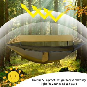 <span class=keywords><strong>Hamac</strong></span> de camping pliable <span class=keywords><strong>avec</strong></span> <span class=keywords><strong>toit</strong></span>, en maille, capacité de charge 250 kg, pour l'extérieur, vente en gros - Product Image 6