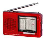 Radio portable de poche multibande AM FM SW à écran, en plastique de haute qualité, au meilleur prix, promotion offerte