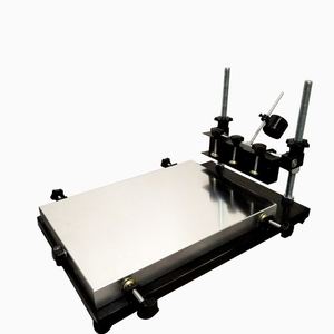 Small Manual Gear Screen Printing Machine Solder Paste Ink <b>Printer</b> Handprint <b>Pad</b> Workbench Portable Screen <b>Printers</b> Table 1 Year - Product Image 2