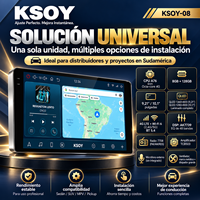 Lecteur KSOY-08 De Carro Pantalla Para Automovil Pantalla Android Para 8 + 128G Android Pantalla Android 9 Pulgadas GPS