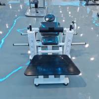 Máquina Profesional HYRS de Acero para Hip Thrust con Cojín Ergonómico para Cuello y Espalda, Plataforma Antideslizante, Equipo para Moldear Glúteos, Entrenamiento para Gimnasios Privados
