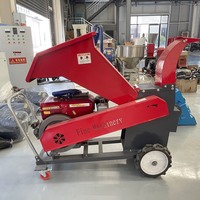 Broyeur à bois broyeur à tambour changement de lame rapide anti-colmatage pour tiges de bambou et de maïs