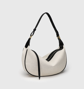 กระเป๋าสตรีทันสมัยและเรียบง่าย กระเป๋าสะพายไหล่และกระเป๋าใต้วงแขนผ้าแคนวาสแบบใหม่ กระเป๋าช้อปปิ้งอเนกประสงค์ขนาดใหญ่แบบลำลอง - Product Image 4