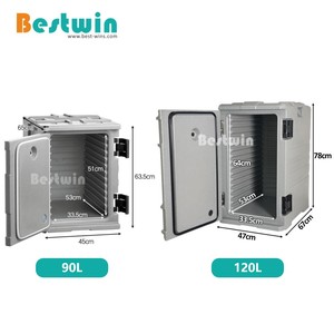 Thùng giữ nhiệt vận chuyển thực phẩm thương mại 90L 120L, giữ nóng giữ lạnh, hộp giữ nhiệt, hộp đựng thức ăn cách nhiệt - Product Image 3