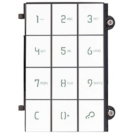 White Pixel <b>Keyboard</b> Front Module 12 In Length 9.1 In Width 1.9 In Height <b>Electronic</b> Foot File Replacement Part - Product Image 1