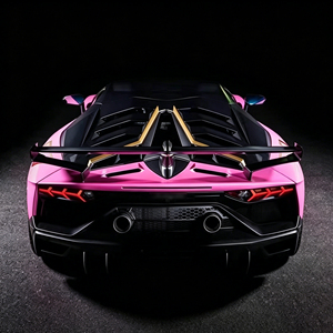 Pièces automobiles en fibre de carbone sèche de couleur personnalisée, mise à niveau de style SVI, pare-chocs arrière en carbone sec pour <span class=keywords><strong>Lamborghini</strong></span> LP700/LP720 - Product Image 4